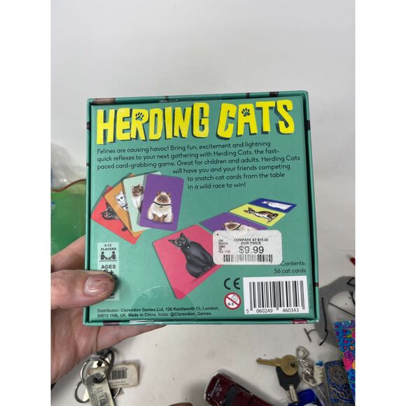 Herding Cats A 100 Meow An Hour Card Game NEW! SEALED! Family Night Fun - Picture 2 of 5